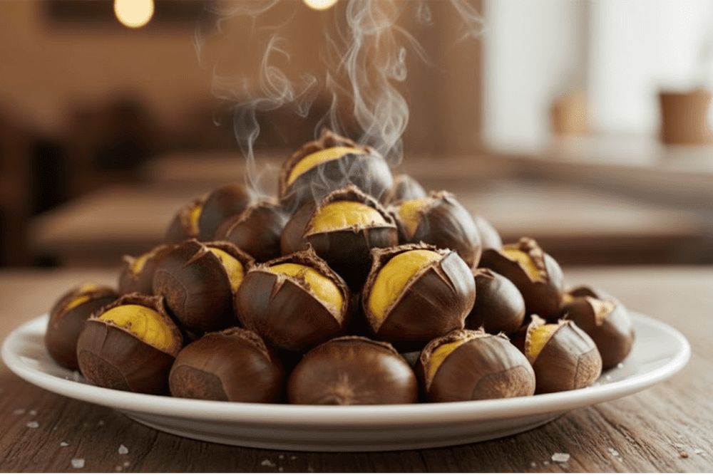 The taste of Sapa chestnuts has a fragrant smell when grilled or roasted, a rich, fatty taste, and a little sweetness at the end
